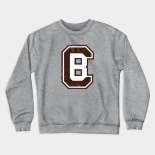 CB Football Monogram - Orange Crewneck Sweatshirt